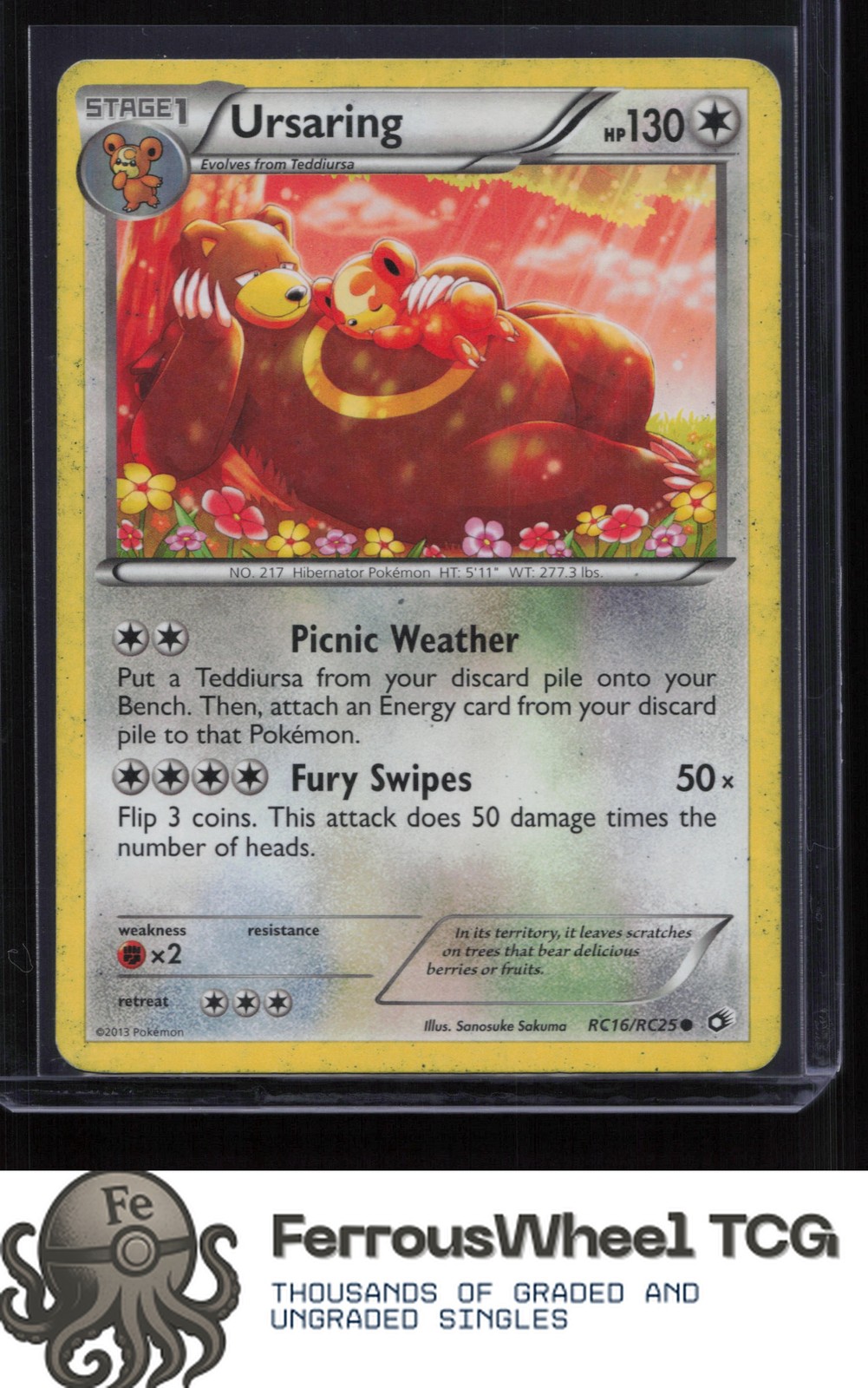 Ursaring RC16/RC25 – Legendary Treasures: Radiant Collection – (HP-/DMG)