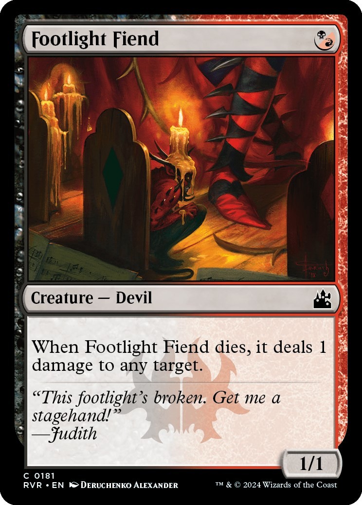 NM – Footlight Fiend RVR – 181 Ravnica Remastered