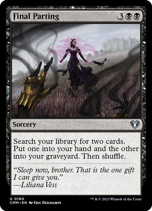 Final Parting NonFoil Commander Masters 160 NM MTG