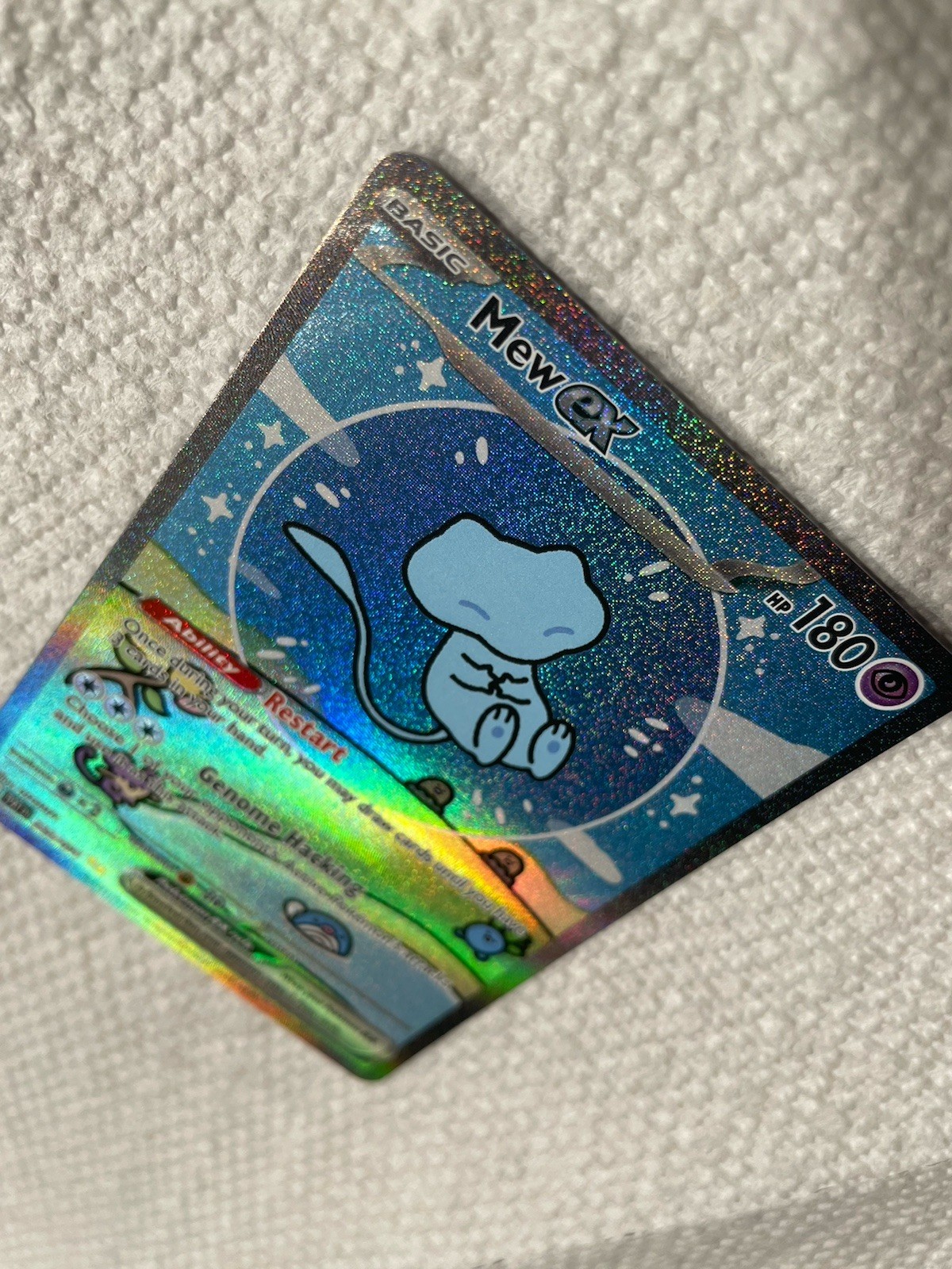 Pokemon TCG Mew ex 232/091 Paldean Fates SIR Full Art Holo English Small Scratch