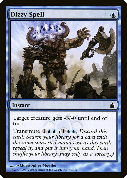 Dizzy Spell NonFoil Ravnica: City of Guilds 43 NM MTG