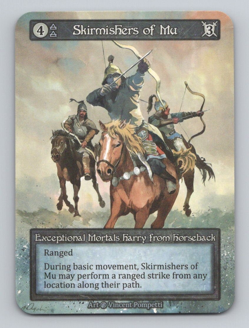 Skirmishers of Mu NONE Exceptional Beta Sorcery Near Mint