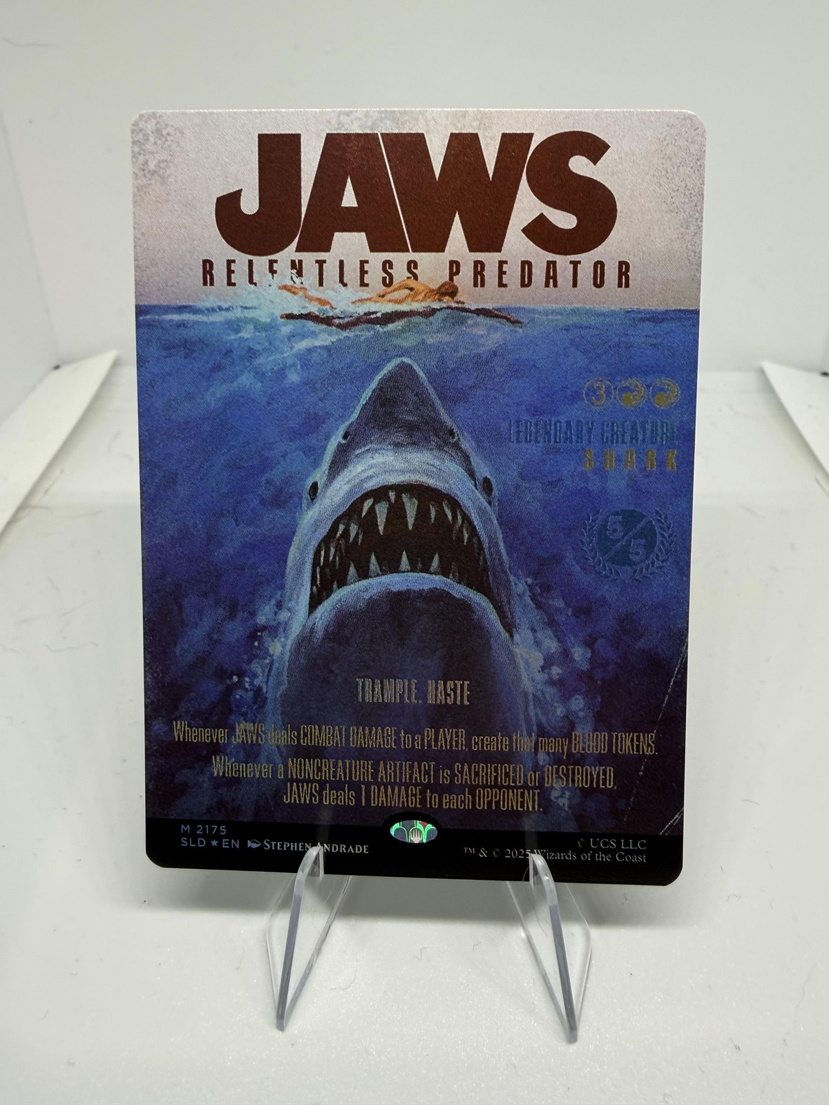 Secret Lair Drop Series #2175 Jaws, Relentless Predator
