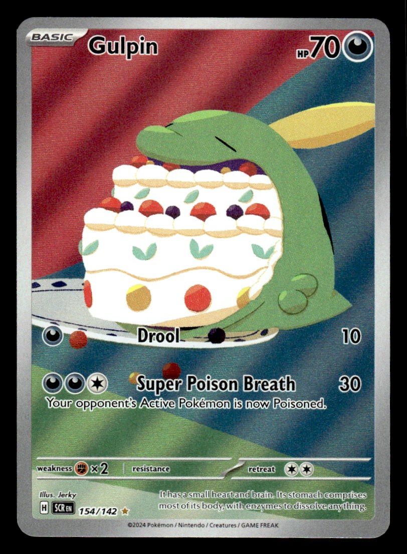 Pokemon TCG #154/142 Gulpin Stellar Crown