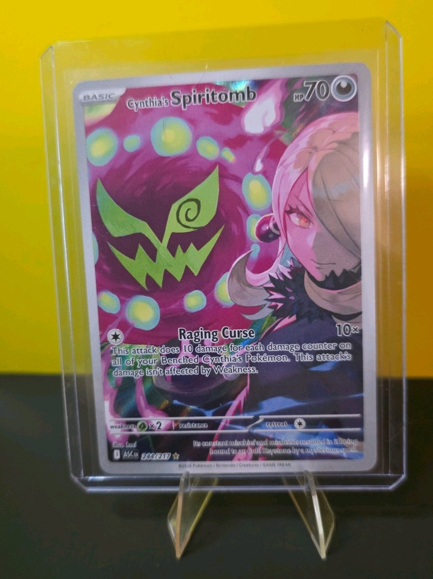 Pokemon TCG Cynthia’s Spiritomb Astral Radiance TG02/TG30 TG Rare Holo EN 70HP