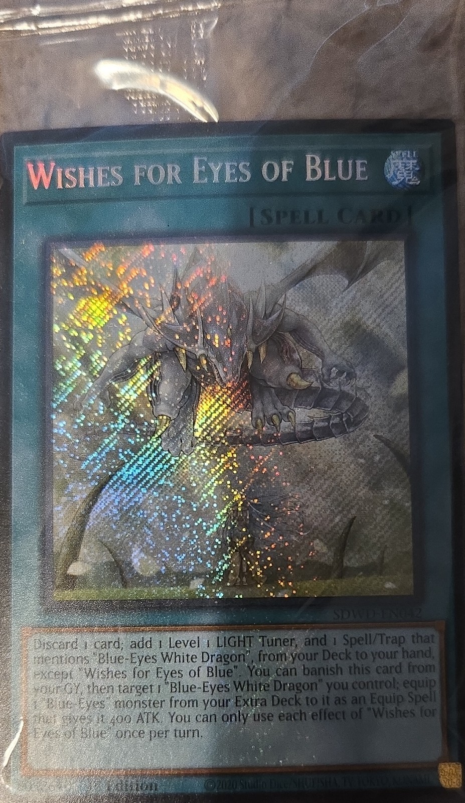 Wishes for Eyes of Blue (Quarter Century Secret Rare) Sealed