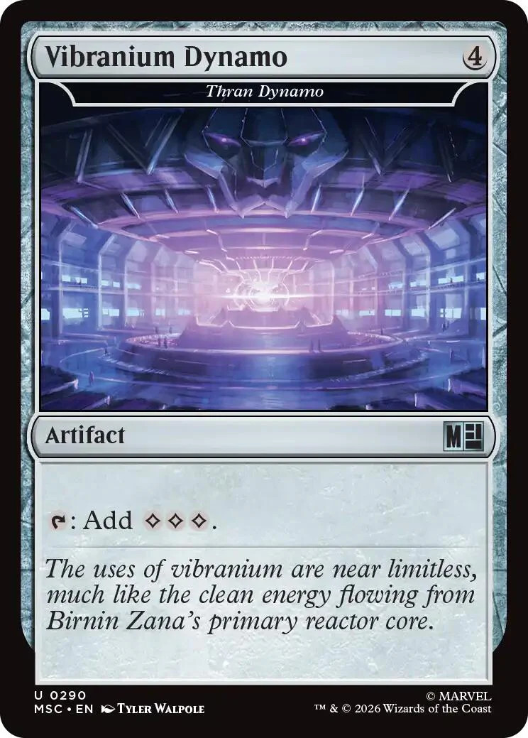 MTG Vibranium Dynamo – Thran Dynamo [Marvel Super Heroes Commander] Near Mint Ma