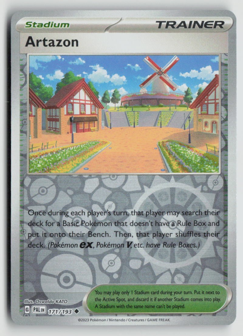 Artazon 171/193 Pokemon Paldea Evolved Uncommon Reverse Holofoil NM