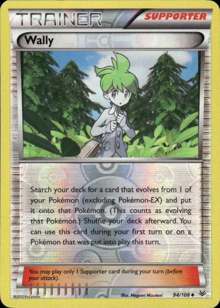 WALLY 94/108 ROARING SKIES UNCOMMON REVERSE HOLO POKEMON MEGUMI MIZUTANI