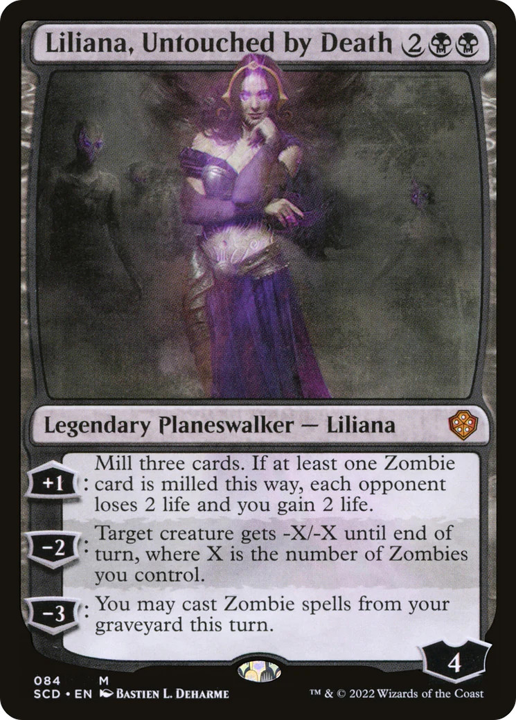 Liliana, Untouched by Death [Starter Commander Decks] Near Mint