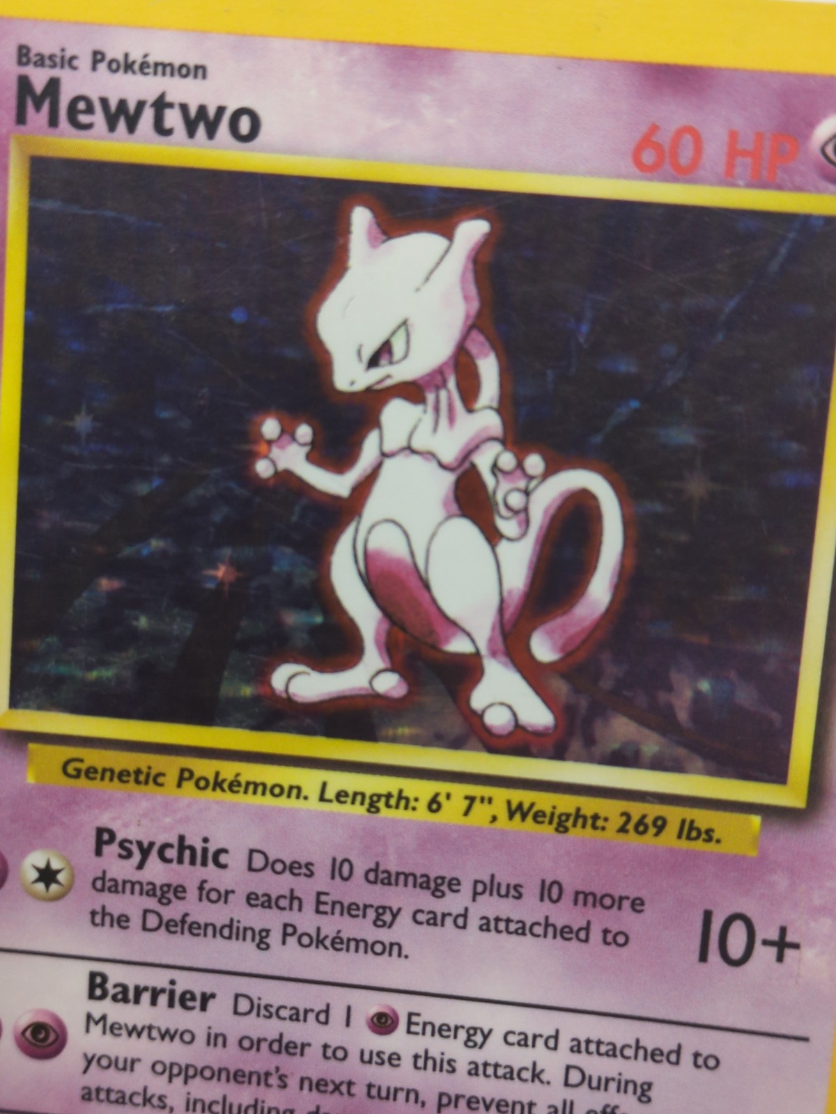 Mewtwo – Base Set Unlimited – Holo 10/102