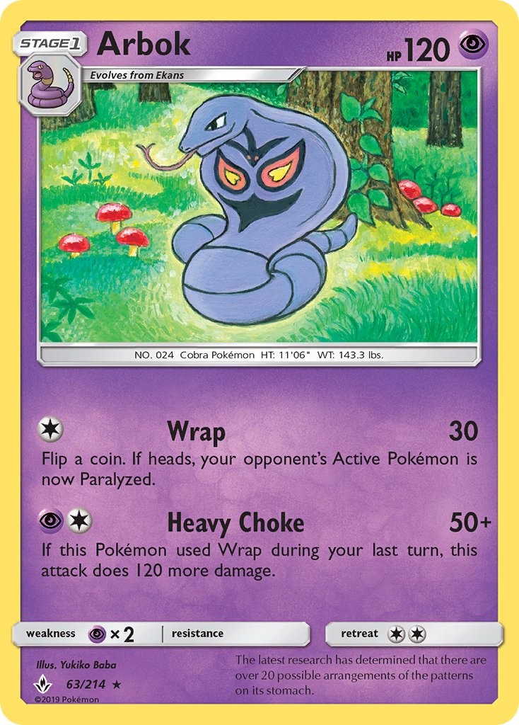 Arbok – 63/214 – Unbroken Bonds