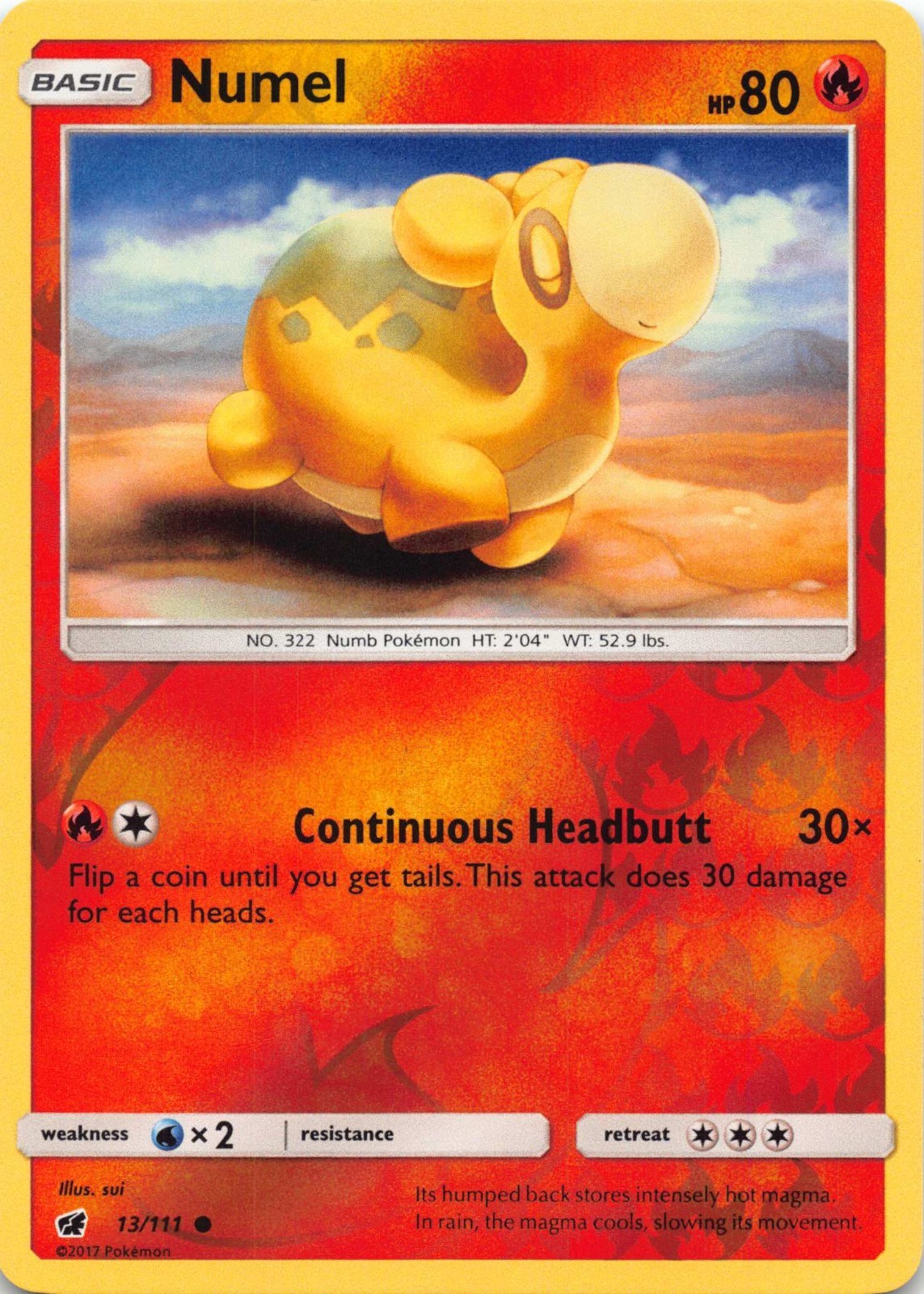 Numel 13/111 Reverse Holo LP