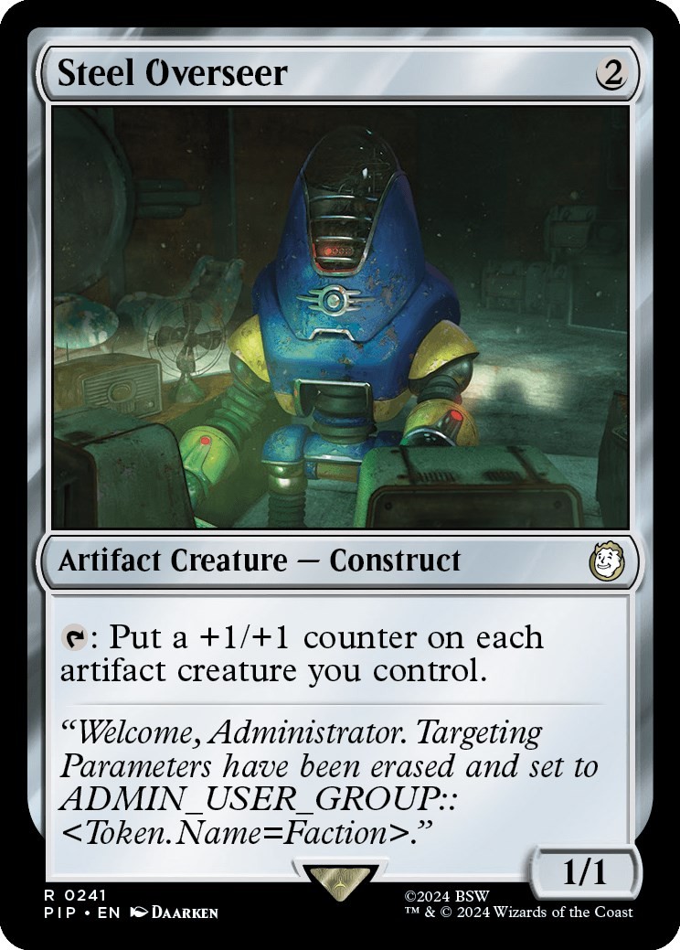 Steel Overseer Normal [PIP – 241] NM Magic