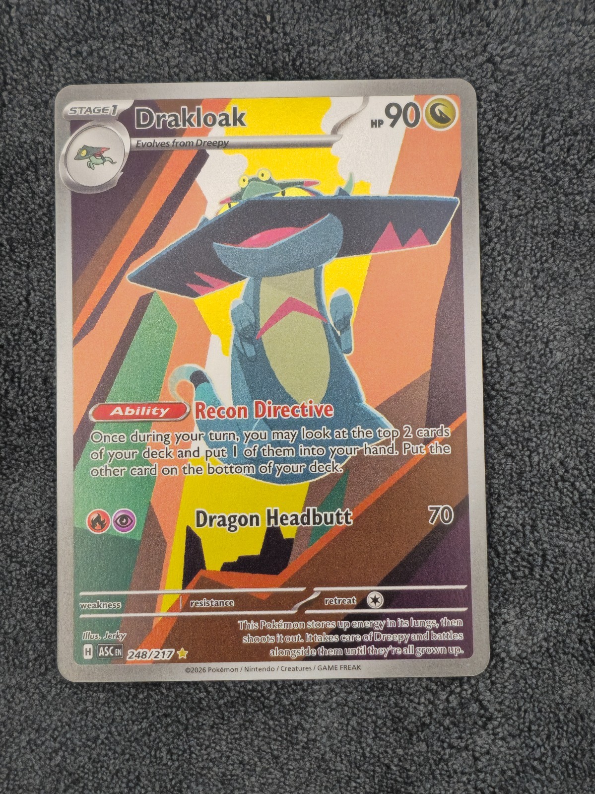 Drakloak 248/217 Me: Ascended Heroes Holo