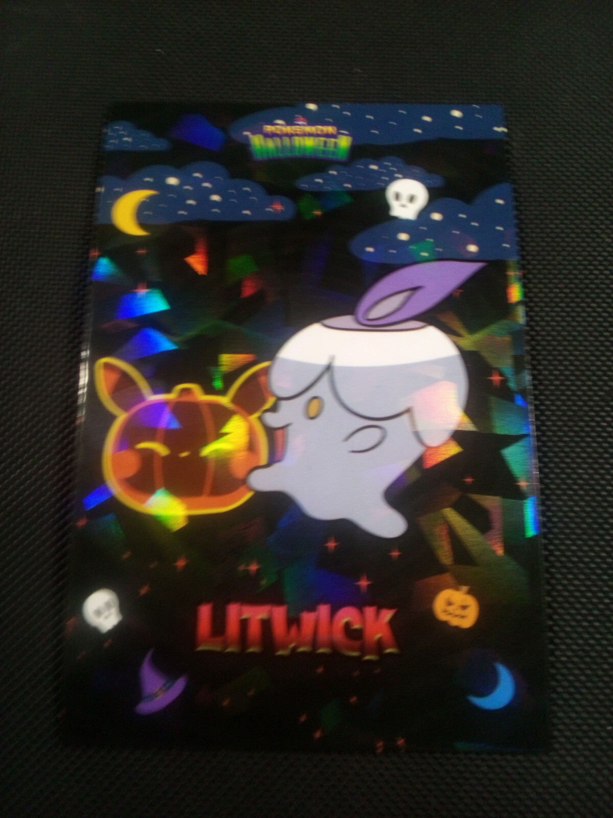 Pokemon 2024 Card Database Halloween Set Litwick Cracked Holo Peru US Seller