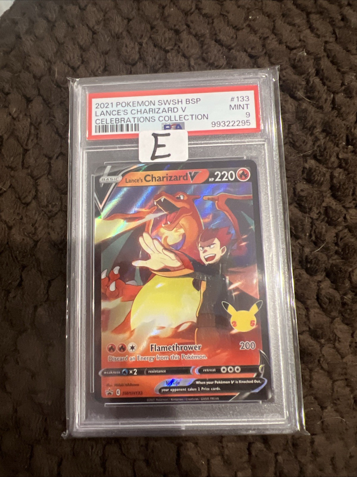 Lance’s Charizard V SWSH133 SWSH: Sword & Shield Promo Cards Holo