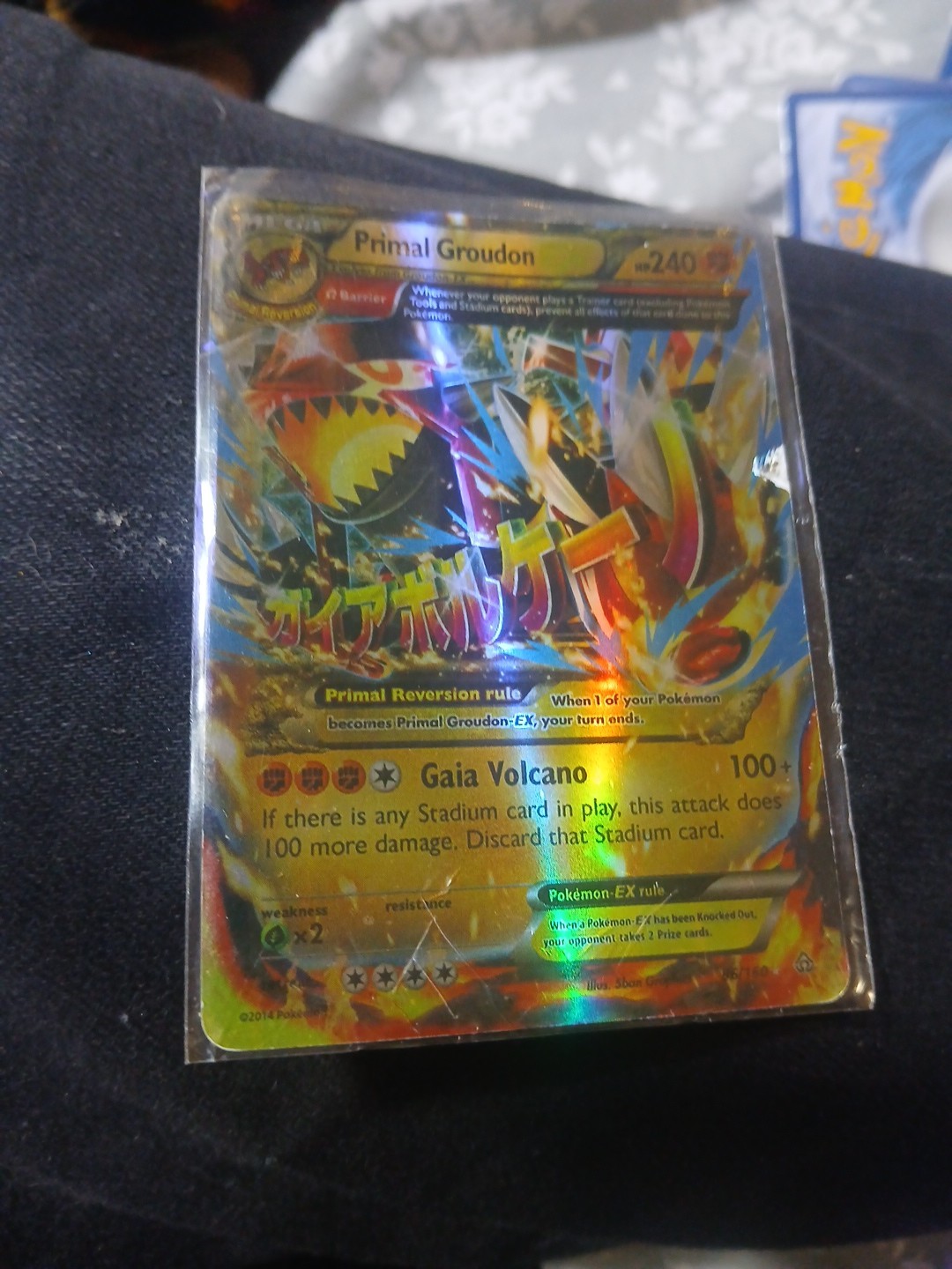 Pokémon TCG Primal Groudon EX Primal Clash 86/160 World Championships 2015 LP