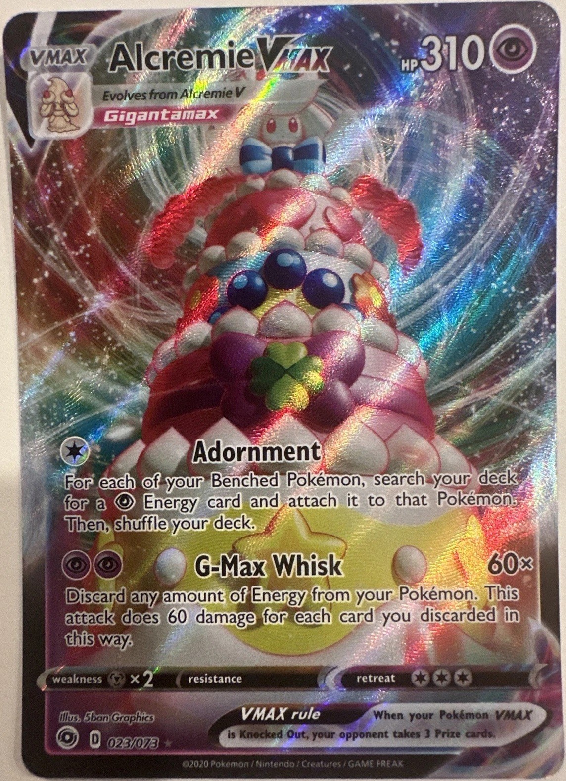 Alcremie VMAX 023/073 Champions Path Ultra Rare Full Art Near Mint