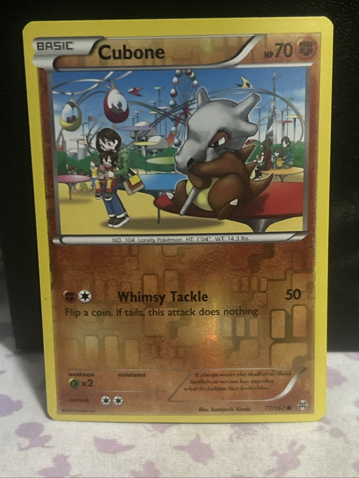 Cubone 77/162 Common BREAKthrough Pokemon Reverse Holo Lightly Played