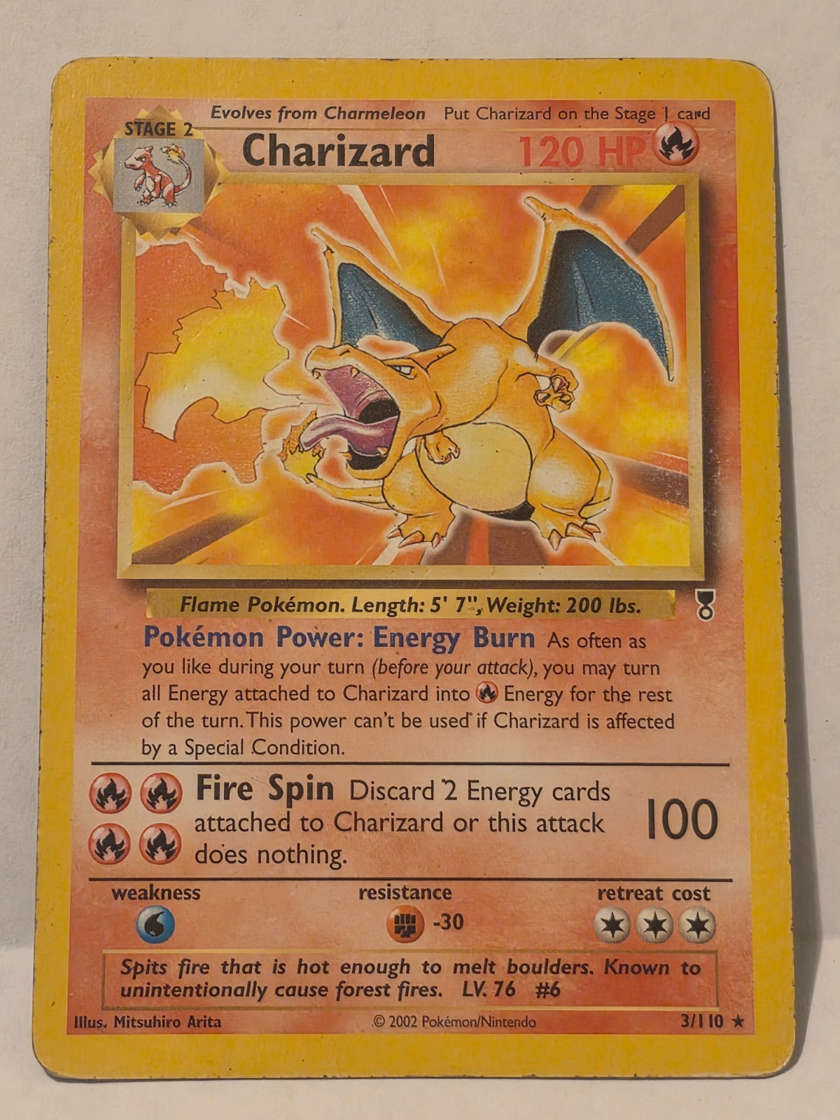 Charizard (WotC Legendary Collection) | LP | Deck Exclusives 3/110 | Non-Holo