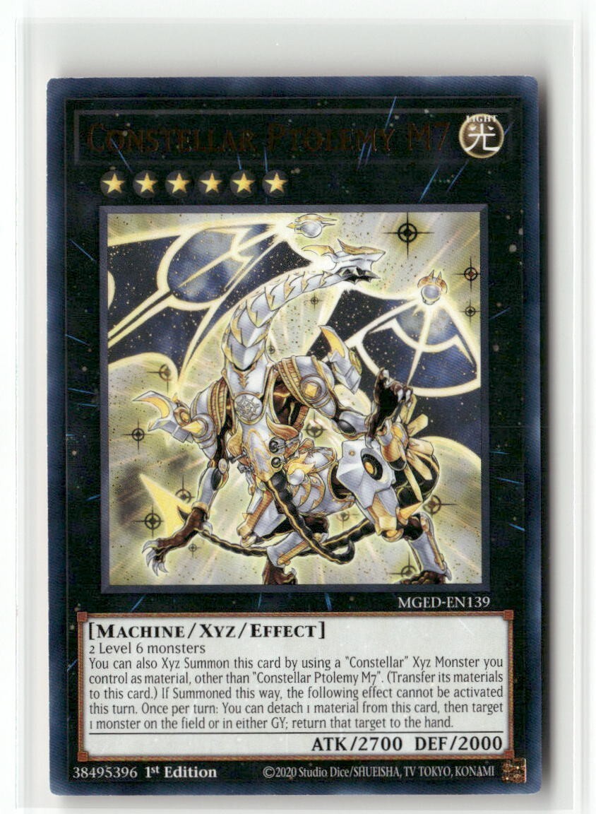 Constellar Ptolemy M7 MGED-EN139 Rare NM 1st Ed Yugioh