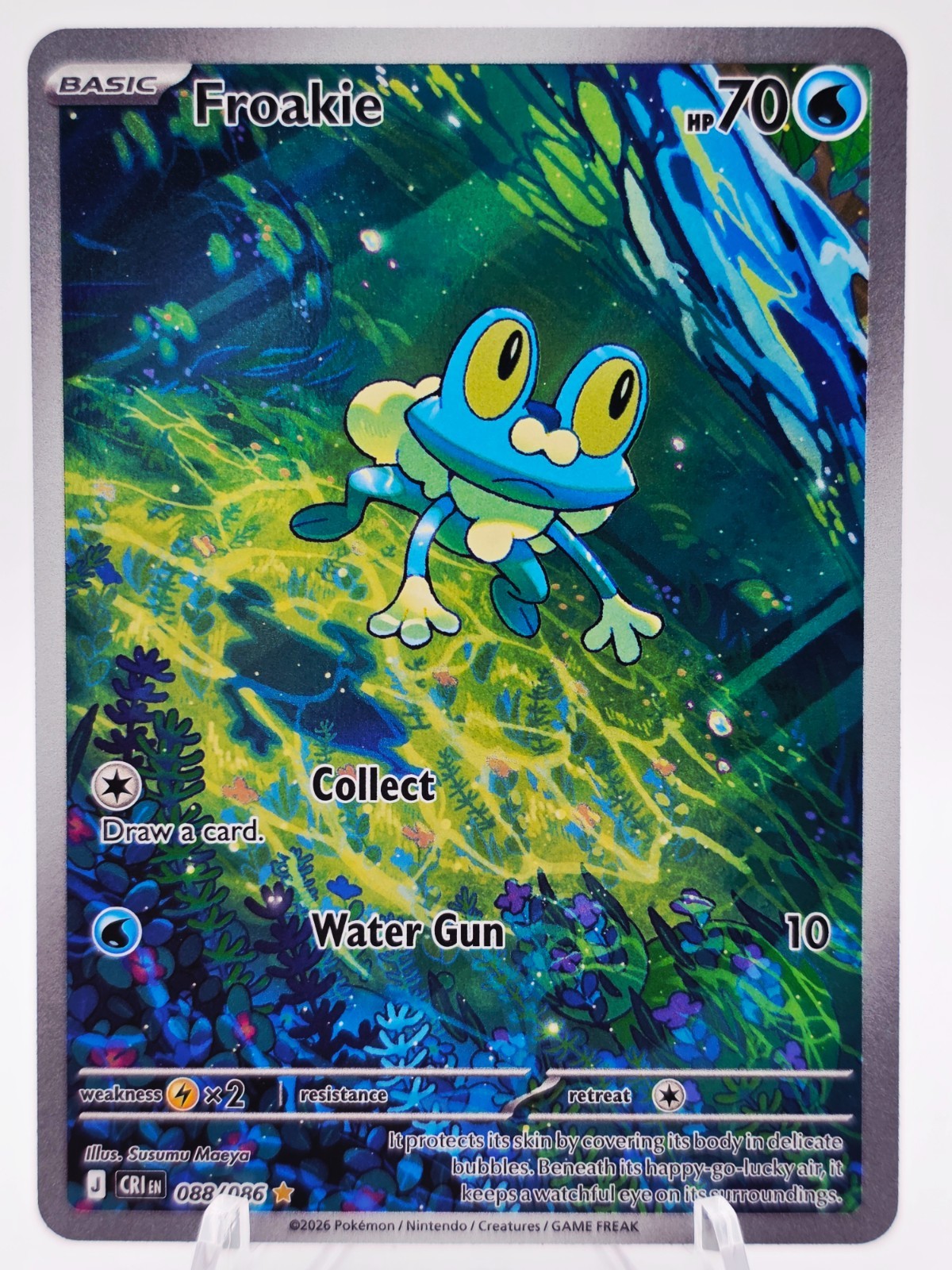 Froakie 088/086 Pokémon TCG Chaos Rising Illustration Rare Holo NM