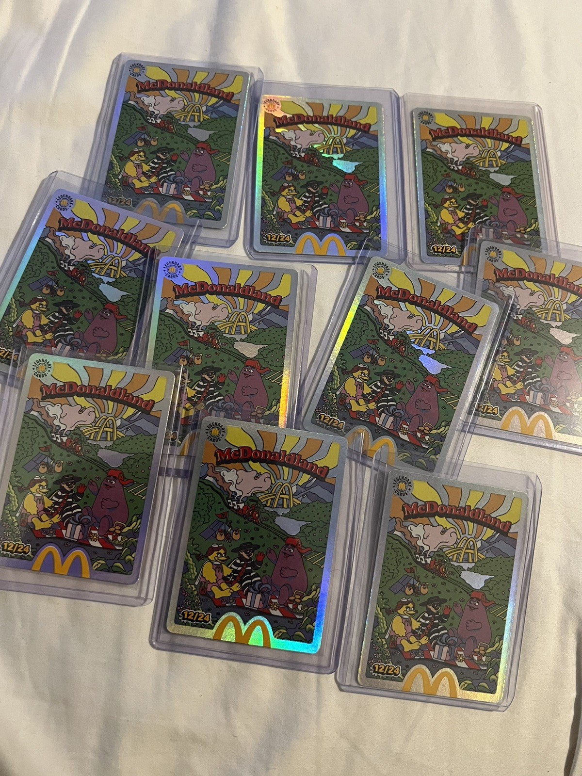 10x McDonalds McDonaldland 12/24 Trading Cards 2026 – Redeemed (Legendary)