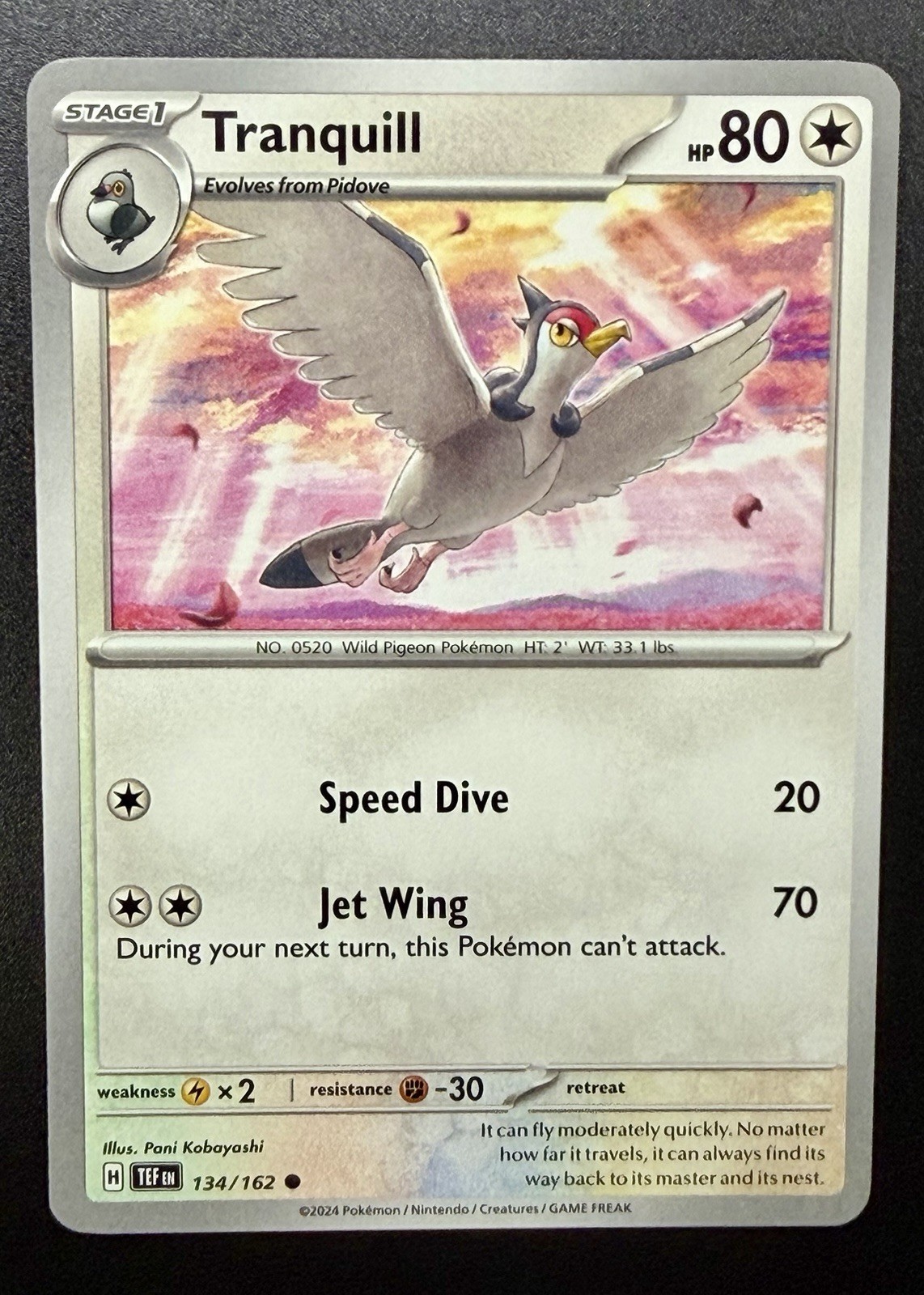 Tranquill 134/162 SV05: Temporal Forces Regular Common English NM