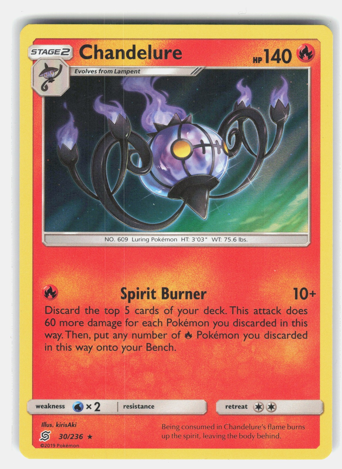 Chandelure 30/236 Pokemon SM – Unified Minds Holofoil *LP*