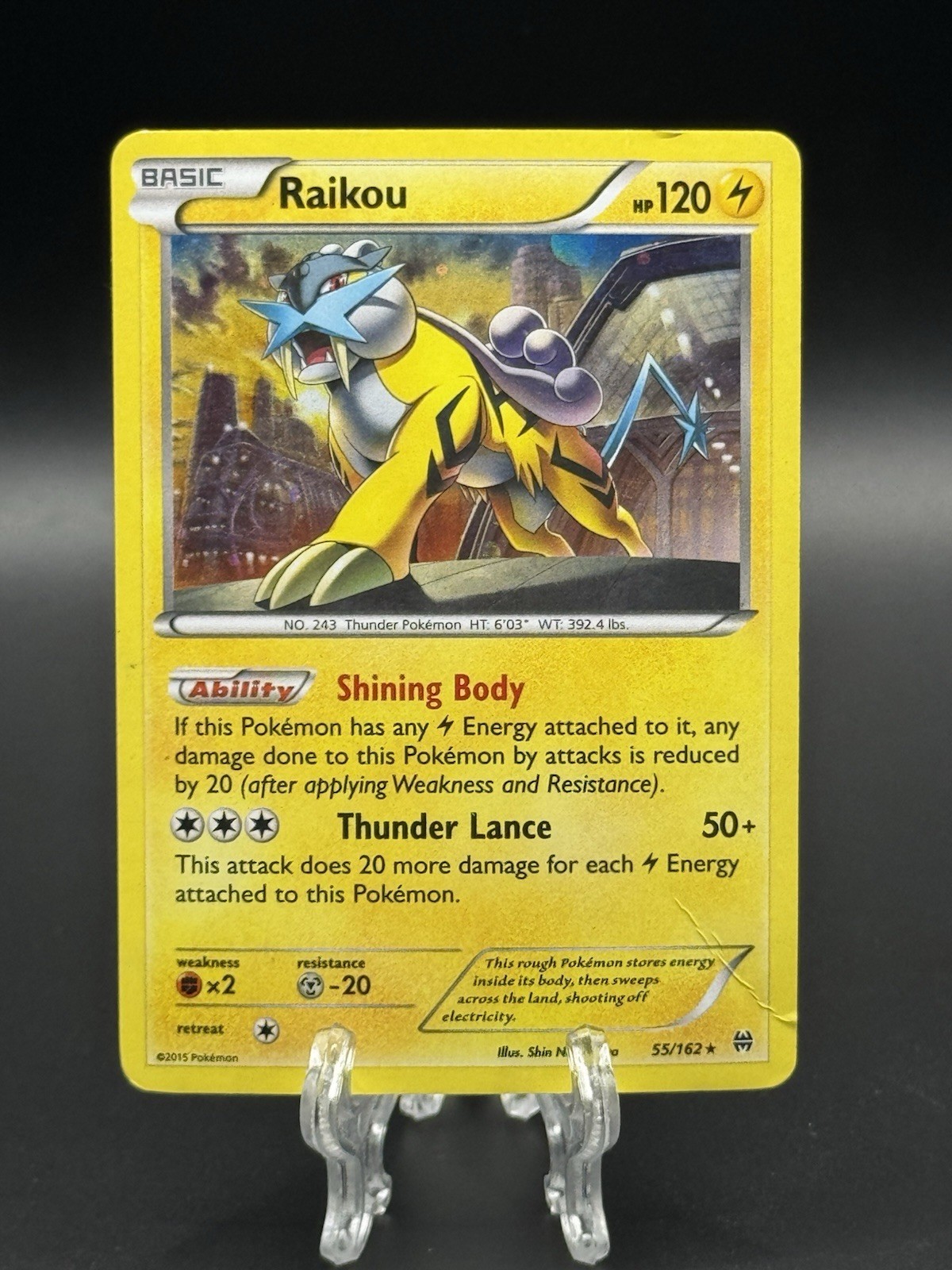 Raikou – 55/162 (Cosmos Holo) Promo Blister Exclusives 055/162