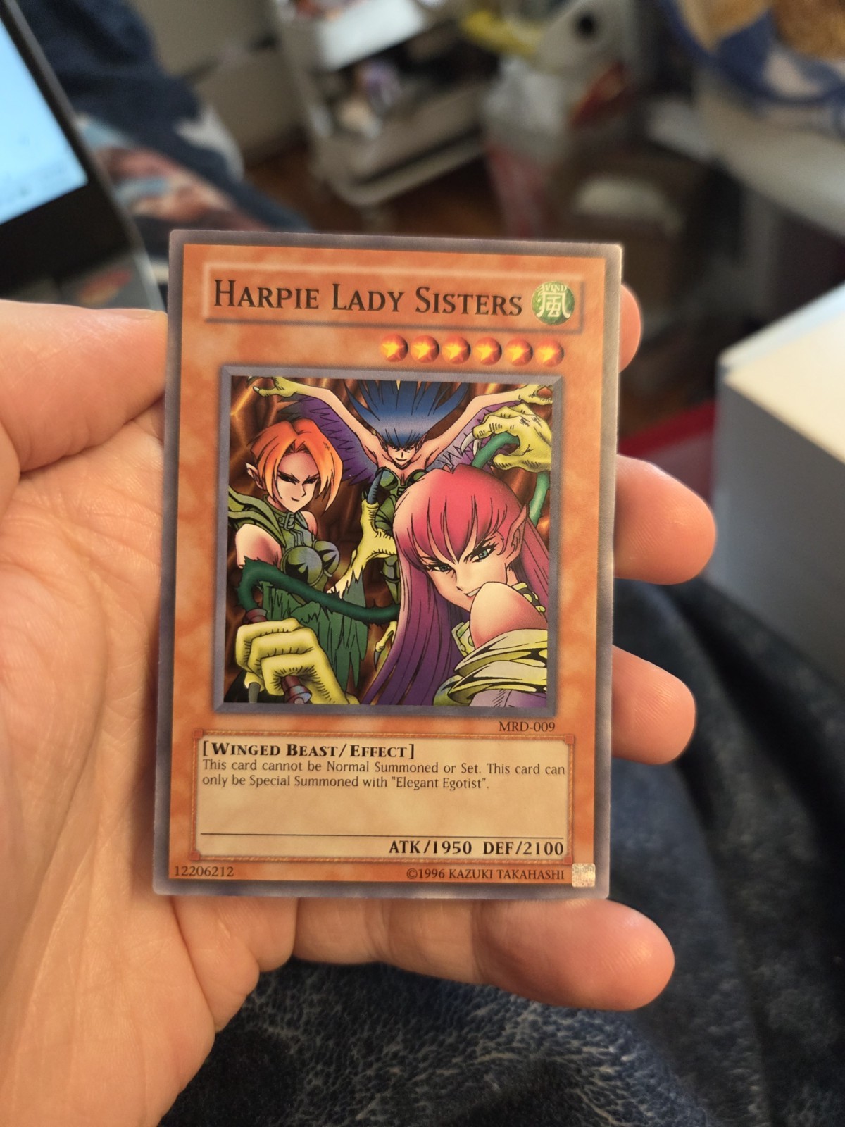 Yugioh Harpie Lady Sisters MRD-009 Super Rare