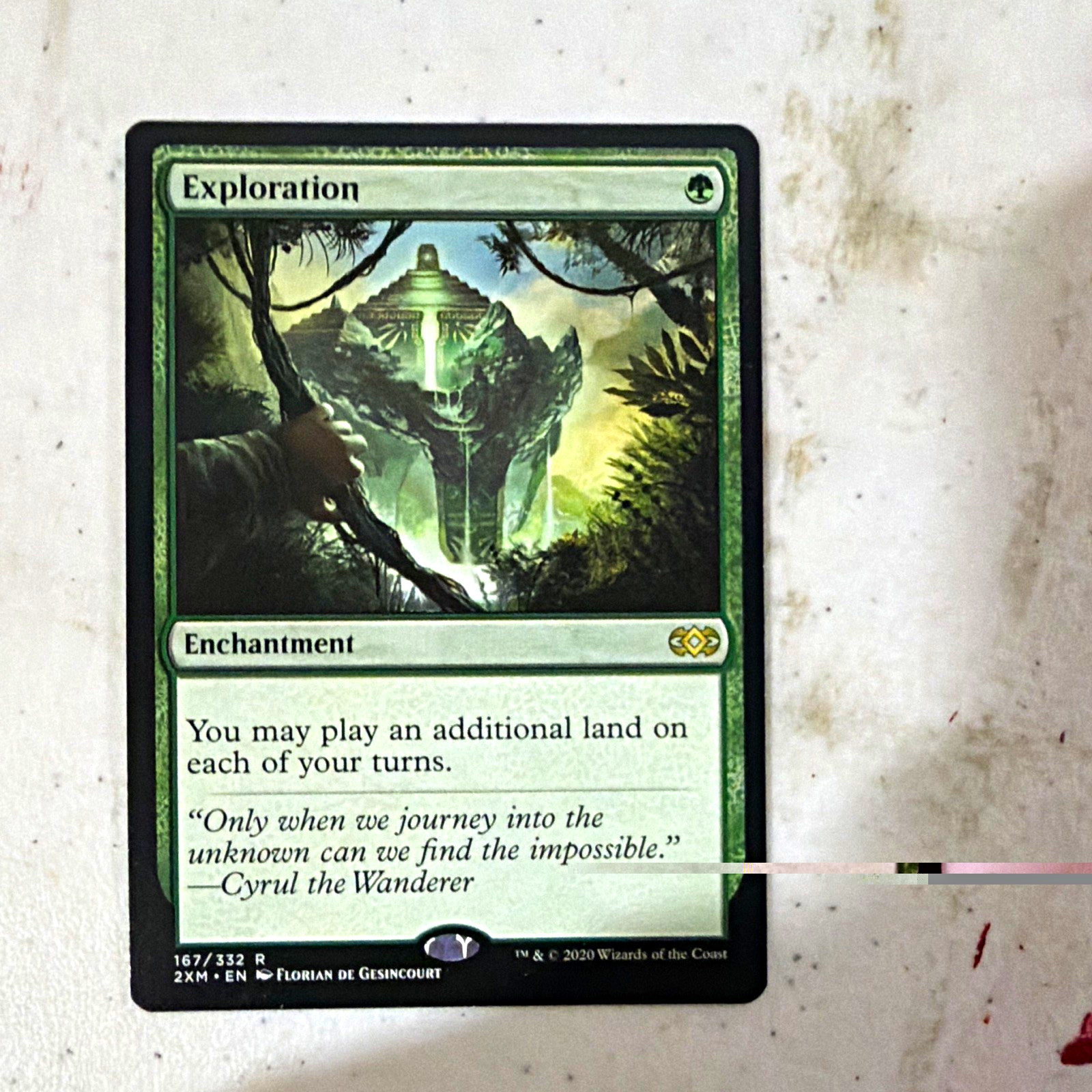 Exploration MTG Double Masters #167 Rare Green Enchantment Regular English