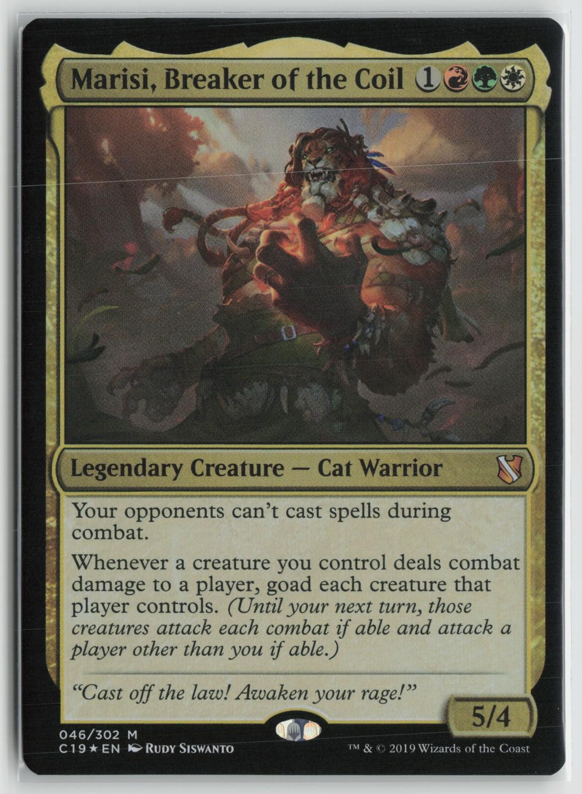 Marisi, Breaker of the Coil NM Foil 46 Commander 2019 MTG