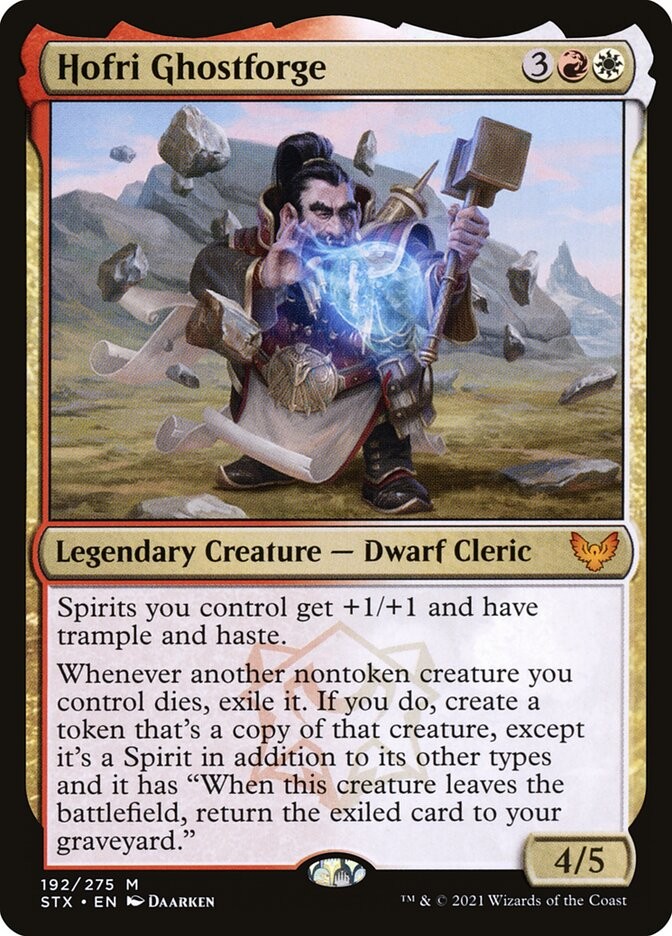 MTG Hofri Ghostforge (192/448) Strixhaven School of Mages LP