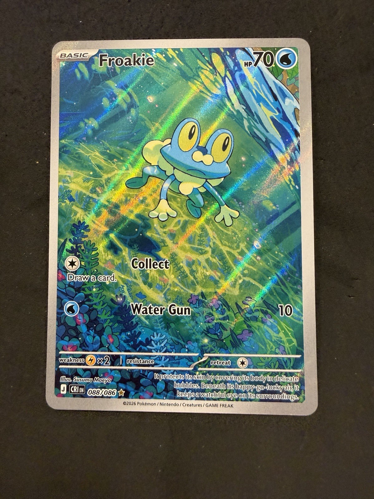 Froakie – Illustration Rare – Chaos Rising 088/086 NM