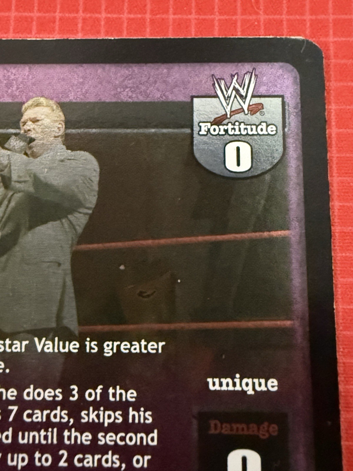 Raw Deal CCG Backed by Mr. McMahon Survivor Series 3 Throwback