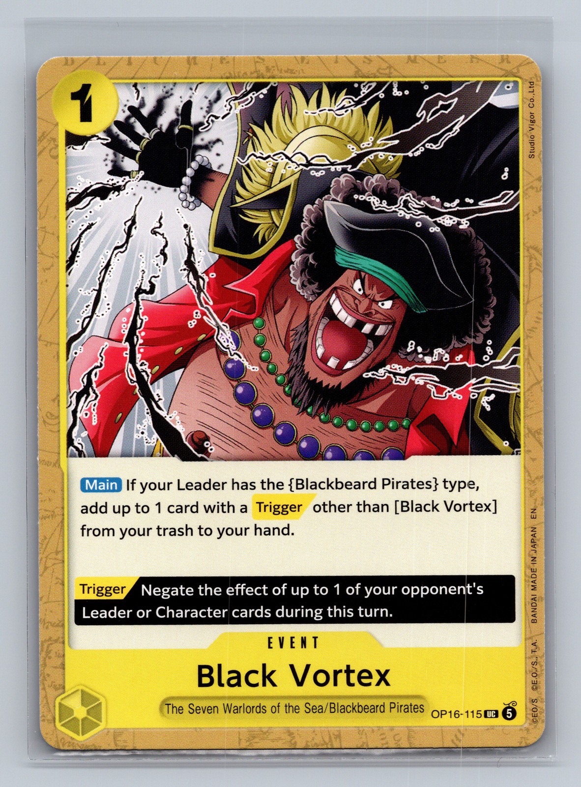 The Time of Battle #OP16-115 Black Vortex