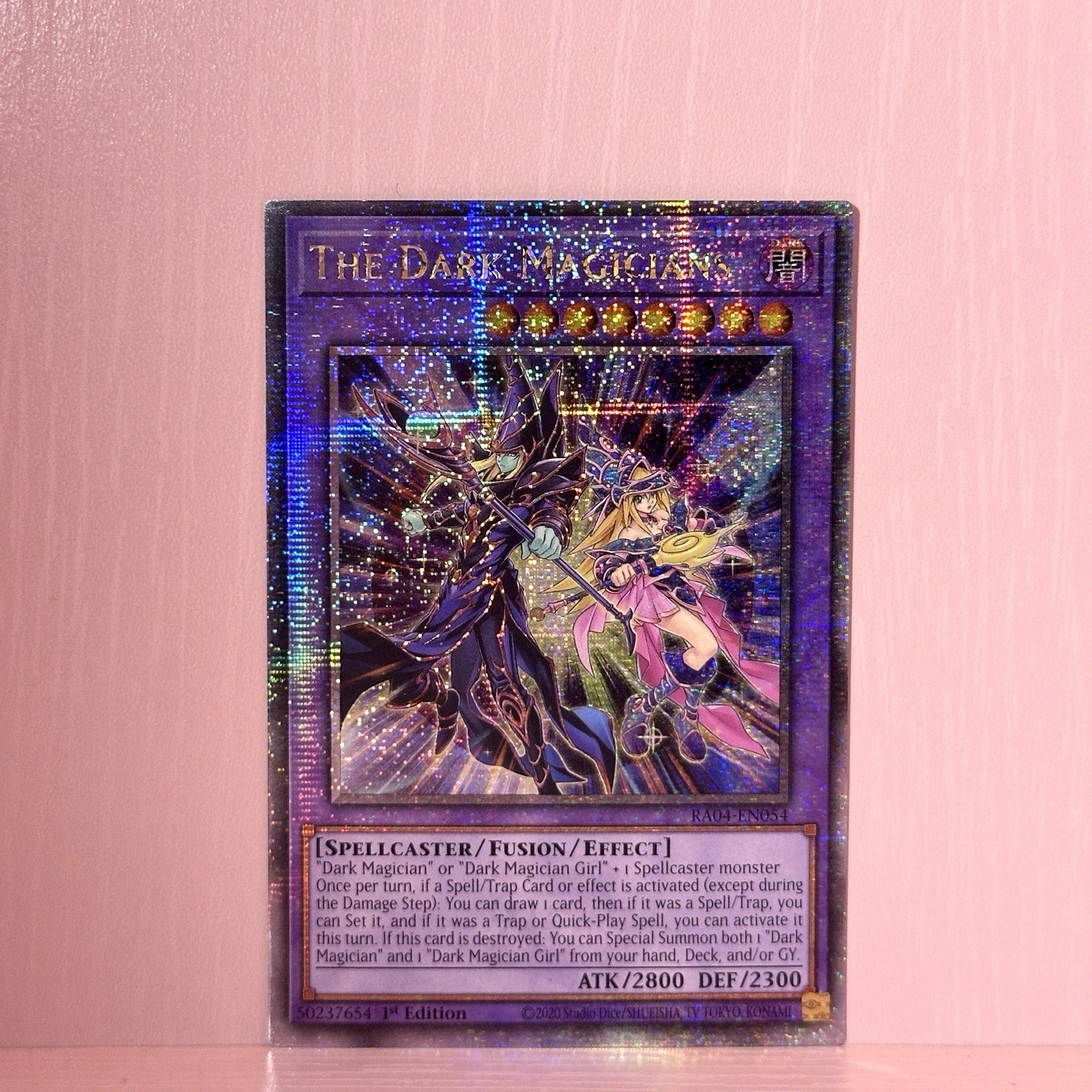 YuGiOh! The Dark Magicians (Quarter Century Secret) RA04-EN054 1st NM Stampede