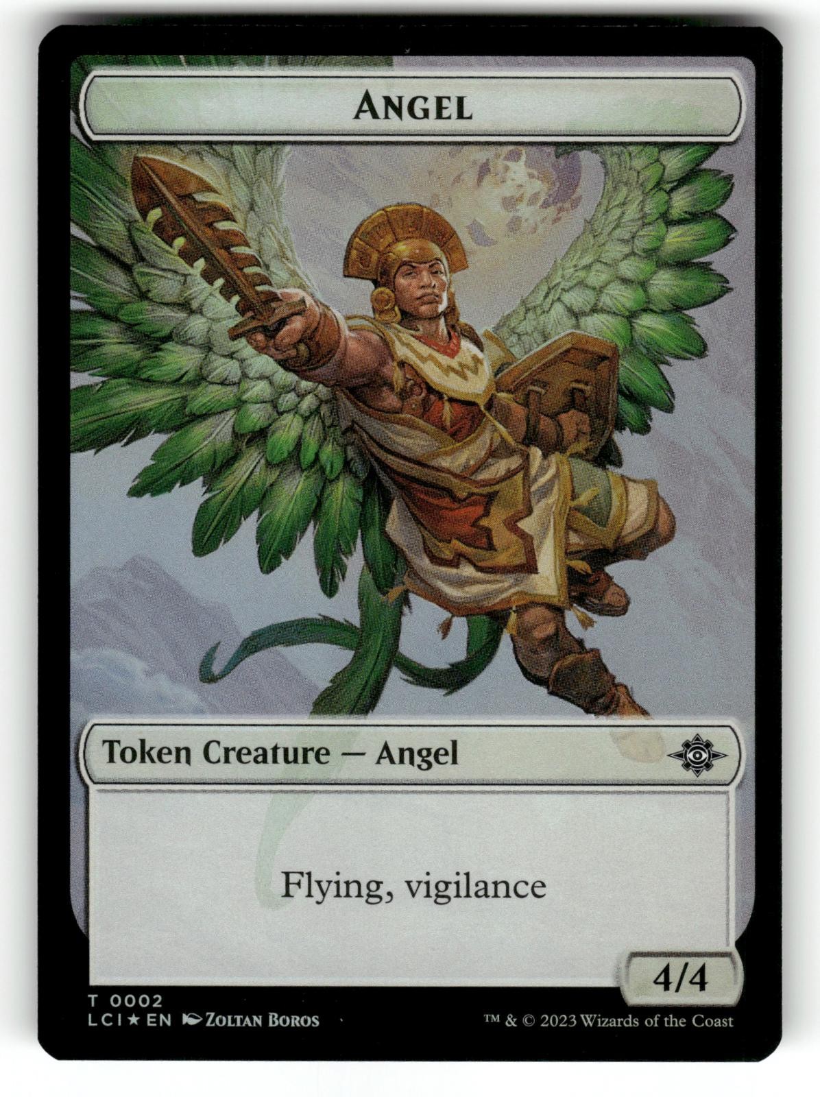 Map // Angel Double-Sided Token NM Foil The Lost Caverns of Ixalan 17 // 2 MTG