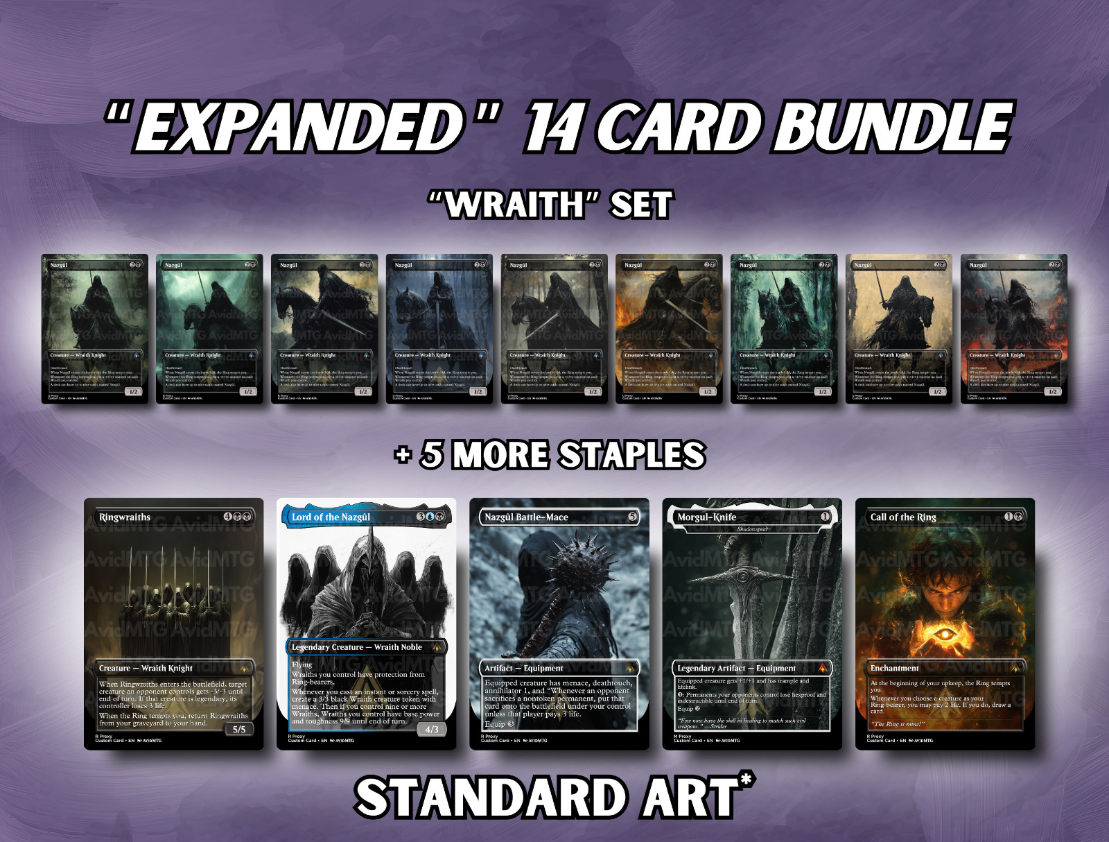 Wraith Card Set – Custom Bundle