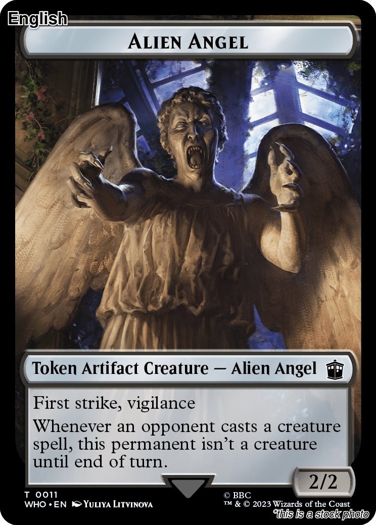 Alien Angel // Mark of the Rani Double-Sided Token NM [WHO – 11 // 15] EN