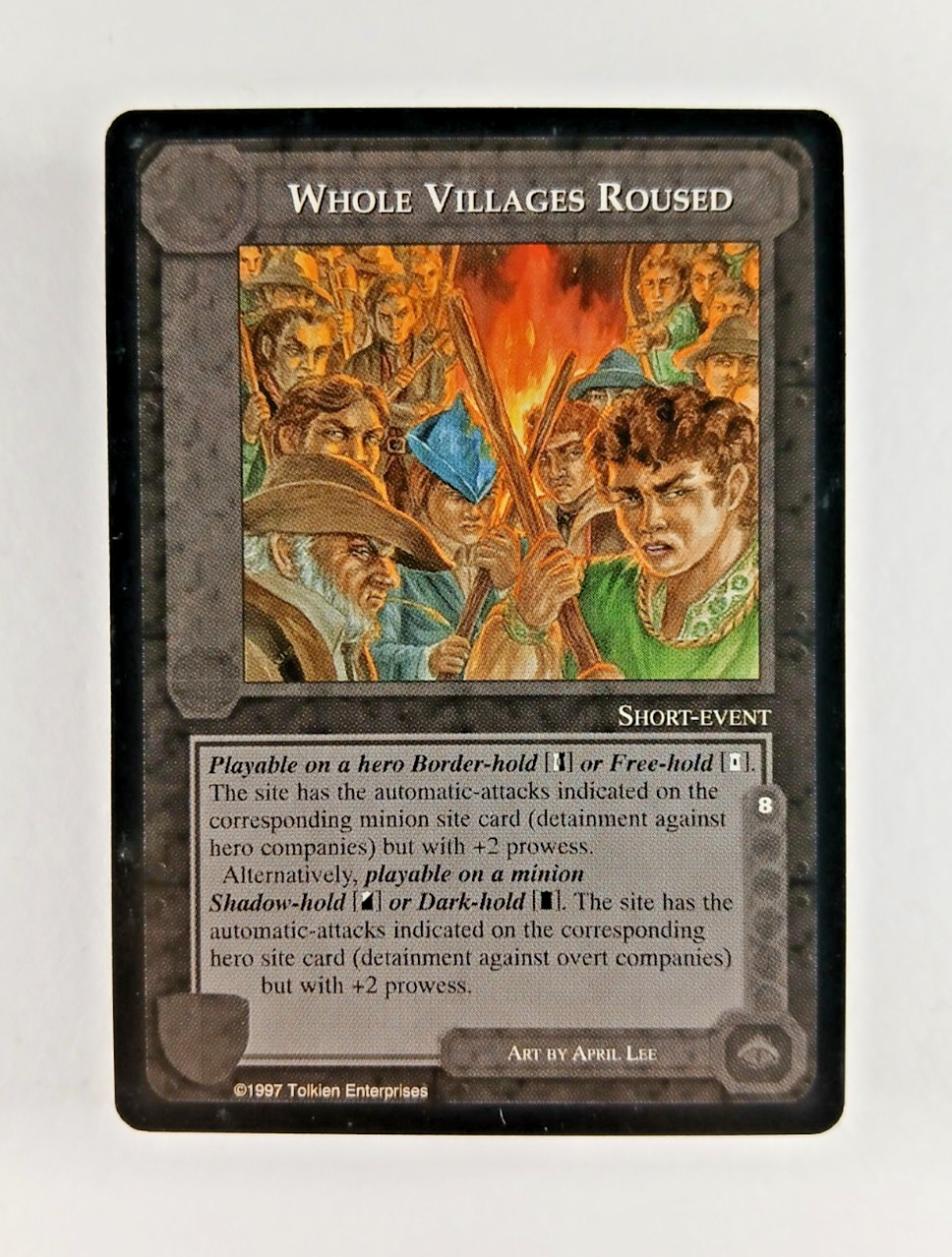 Whole Villages Roused – Middle Earth CCG card (1997 ICE) MECCG White Hand LotR