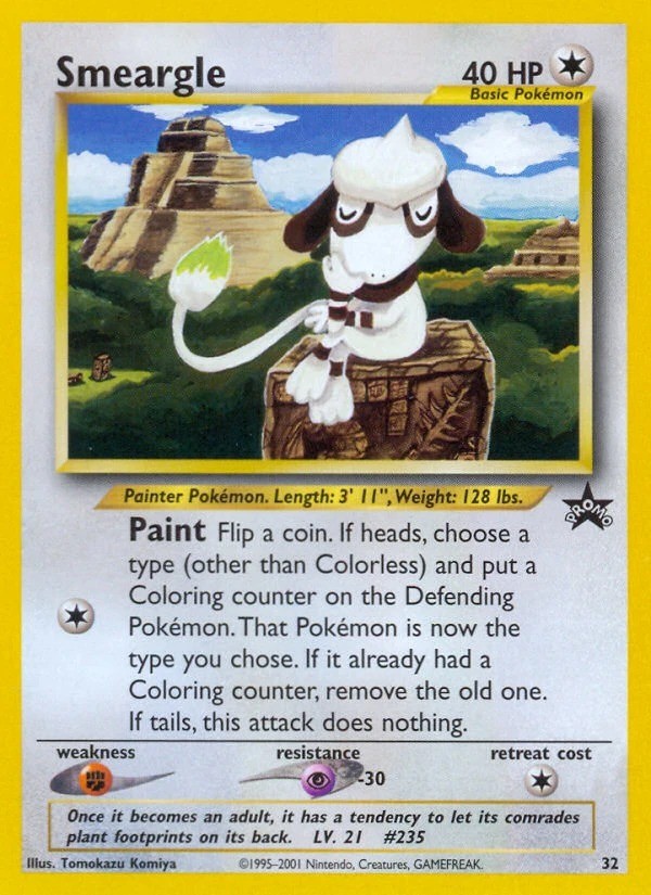 Smeargle #32 NM Pokémon Wizards Black Star Promos