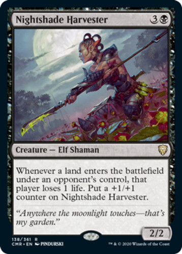 x1 Nightshade Harvester R MTG Commander Legends M/NM, English