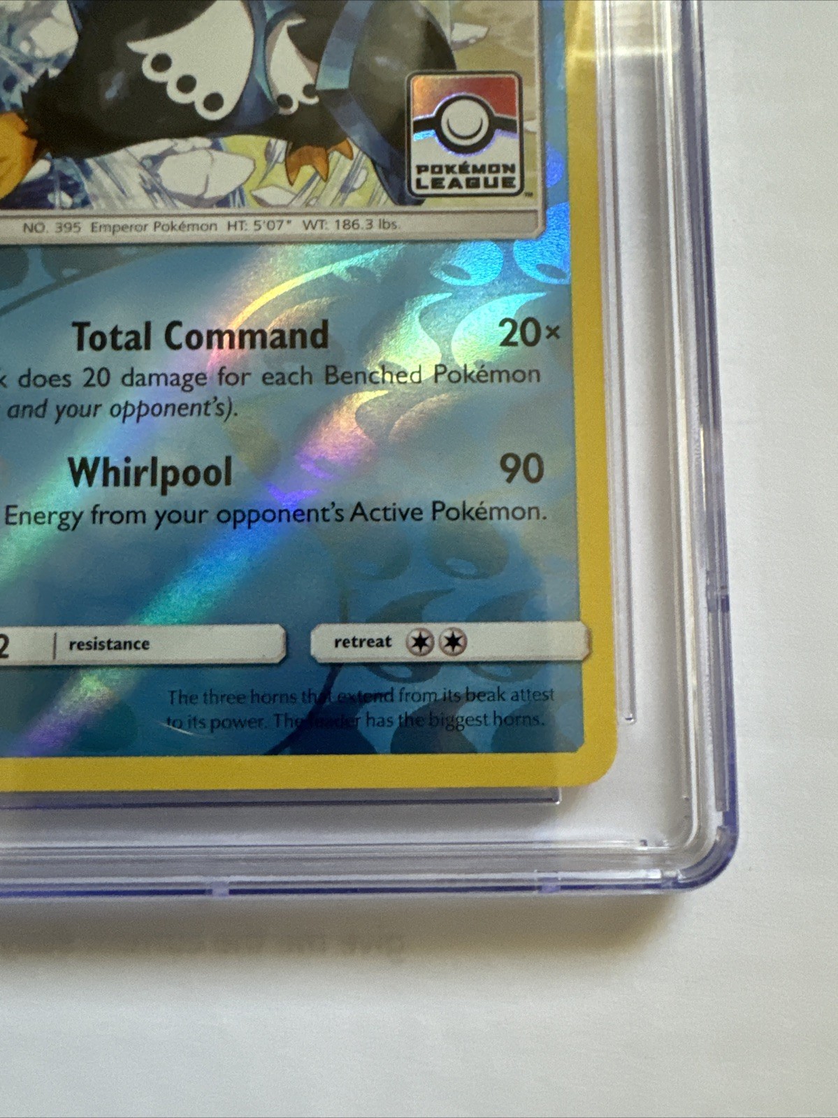 Emperor 2018 Pokemon Sun&moon Ultra Prism #34 Reverse Holo Grade 10 Ships In Box