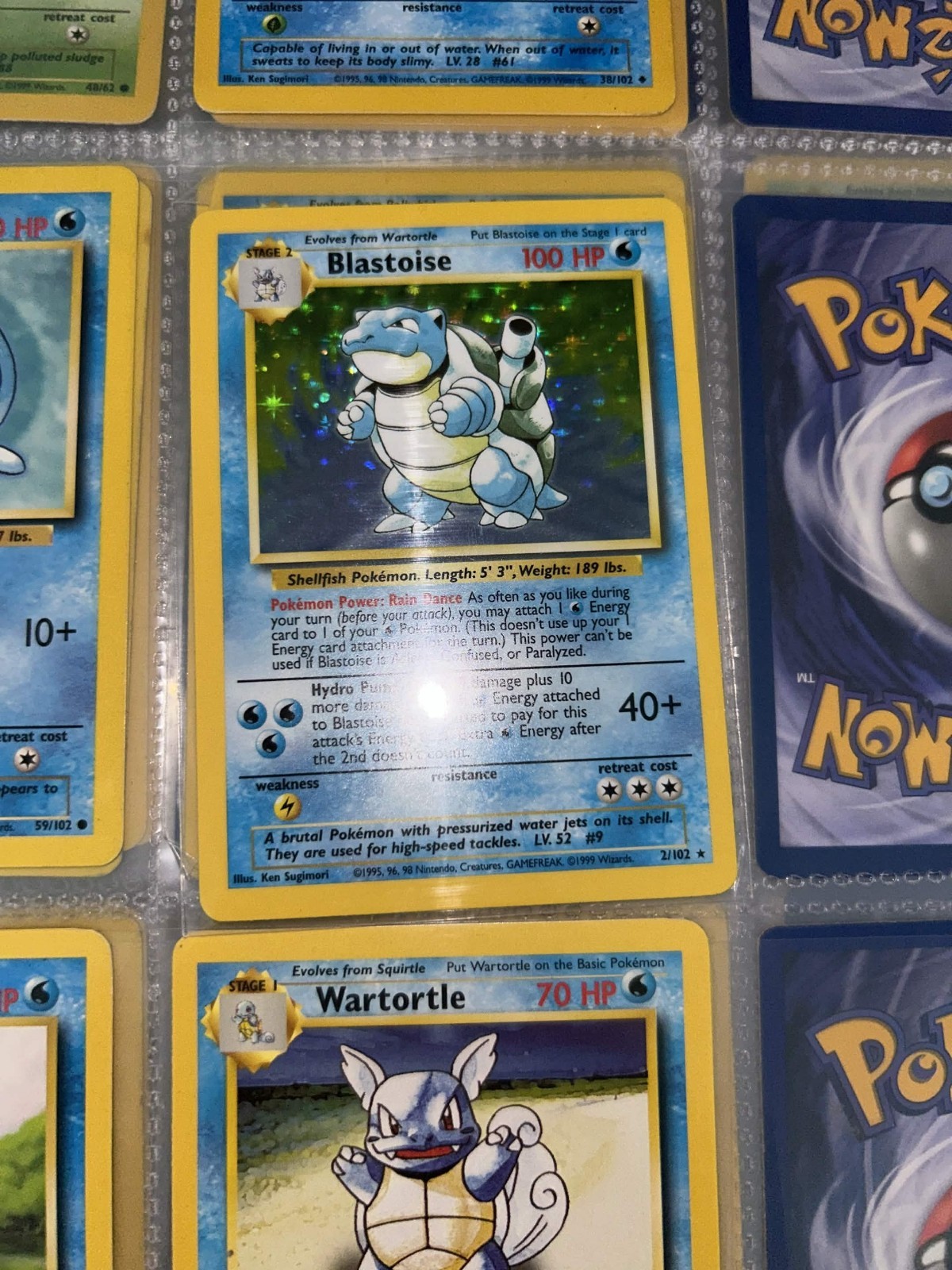 Blastoise 002/102 Base Set Holo