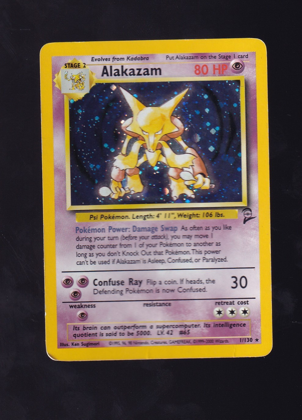 WOtC Alakazam Base Set 2 Holo 1/130