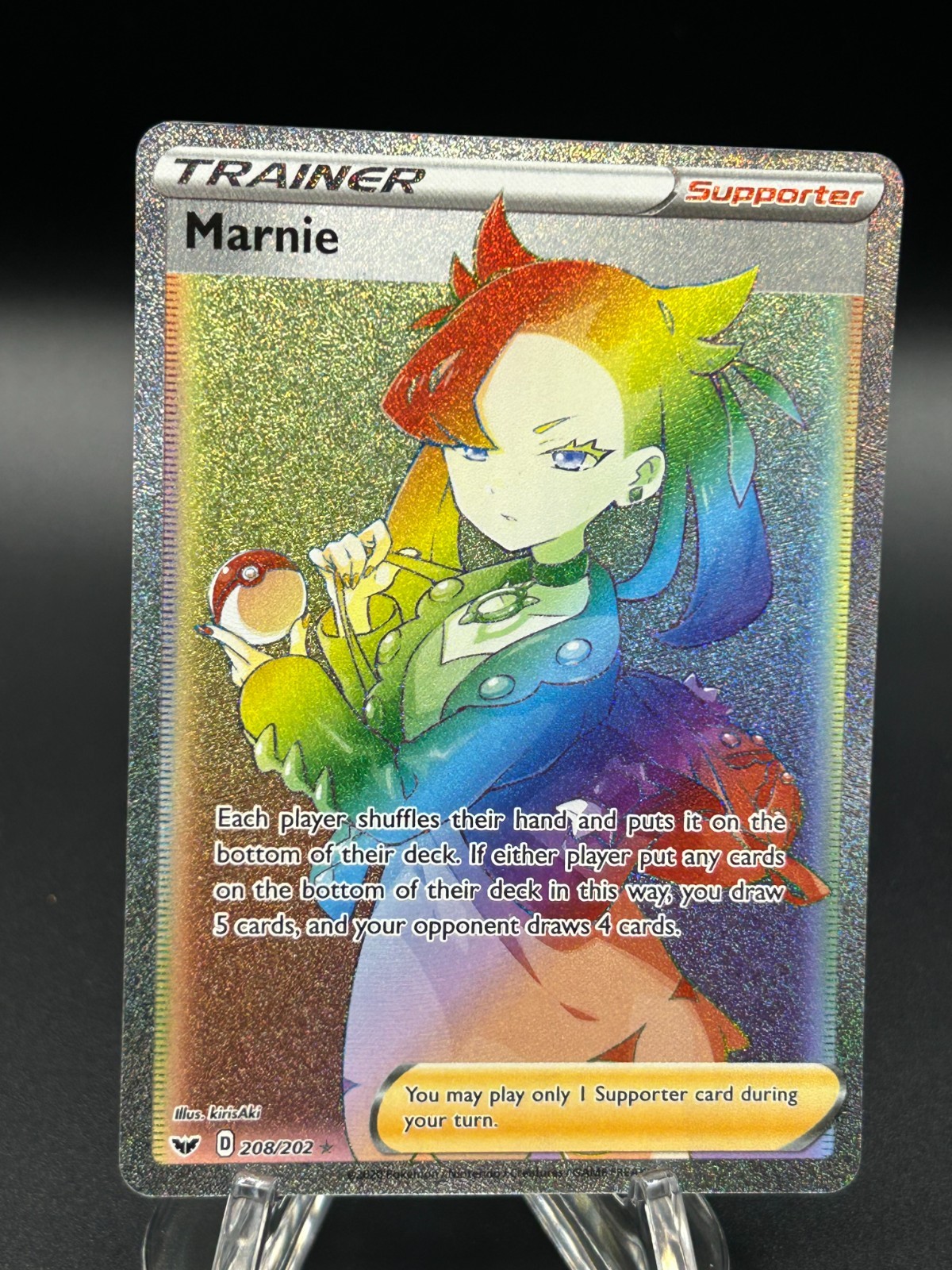 Marnie (Secret) 208/202 Swsh01: Sword & Shield Holo