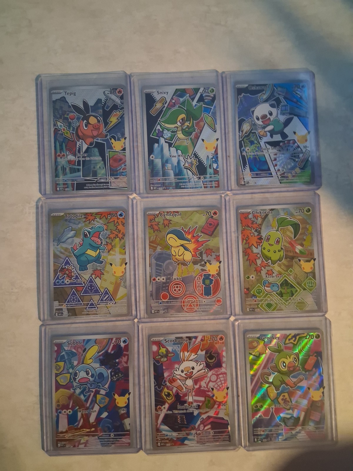 Pokémon TCG First Partner Series 2 Illustration Collection Full Set Of 9 MINT!!!